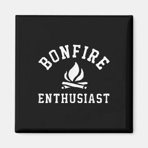 Aimant Bonfire Amateurs de feu de camp Amusant Camping Ho