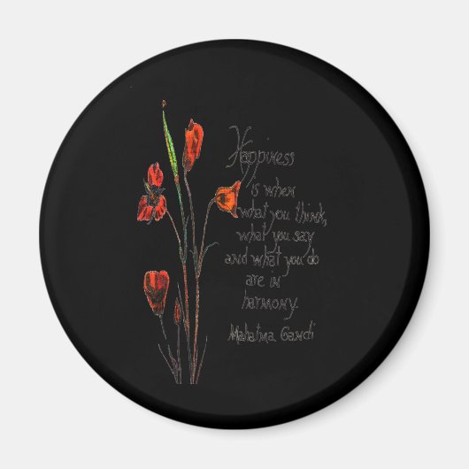 Aimant Bonheur (Devant)