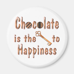 Aimant Bonheur au chocolat