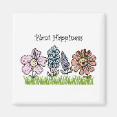 Aimant Bonheur plante (Devant)