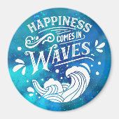 Aimant Bonheur Venir Dans Vagues Porte de Croisière (Devant)