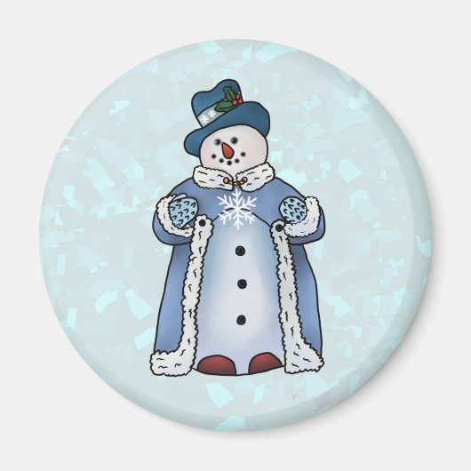 Aimant Bonhomme de neige (Devant)