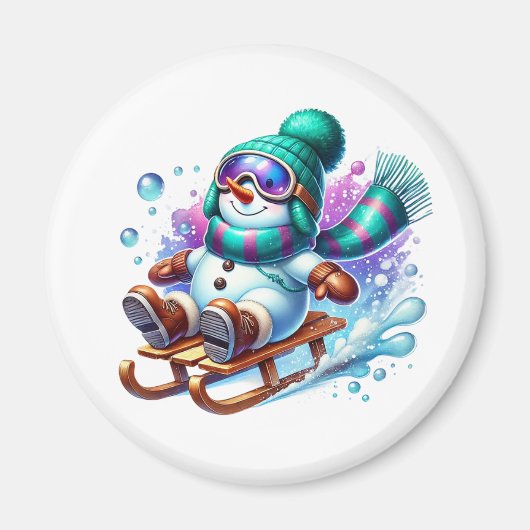 Aimant Bonhomme de Neige (Devant)