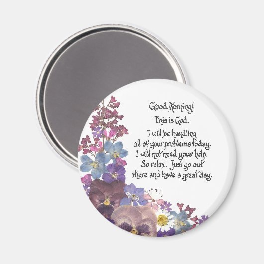 Aimant Bonjour (Recto/Verso)