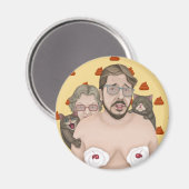 Aimant Bonjour (Recto/Verso)