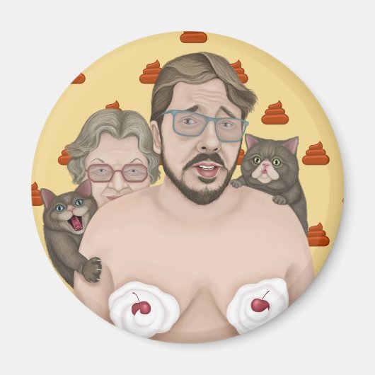 Aimant Bonjour (Devant)