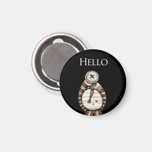 Aimant Bonjour … (Recto/Verso)