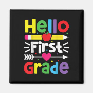 Aimant Bonjour 1ère année 1ère année Retour à l'école Ens