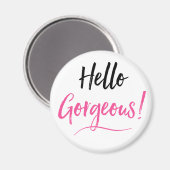 Aimant "Bonjour Belle !" (Recto/Verso)