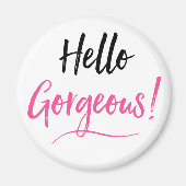 Aimant "Bonjour Belle !" (Devant)