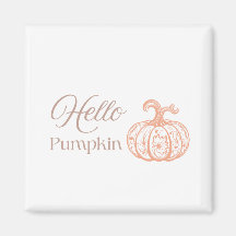 Bonjour Citrouille Floral Automne Cadeau Halloween