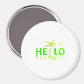 Aimant Bonjour été (Recto/Verso)