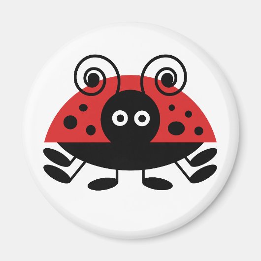 Aimant Bonjour Ladybug (Devant)