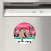 Aimant Bonjour, Ombre de Groundhog - (In Situ (Lave-vaisselle))