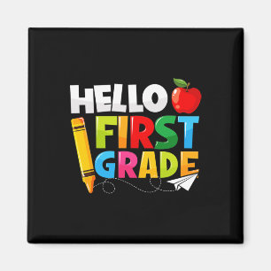 Aimant Bonjour Première Année 1ère Année Retour à l'école