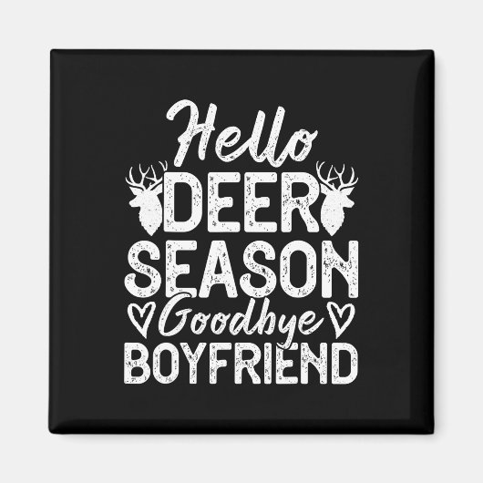 Aimant Bonjour Saison des Cerfs Adieu petit ami (Devant)