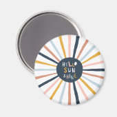 Aimant Bonjour Sunshine (Recto/Verso)