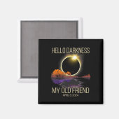 Aimant Bonjour Ténèbres Mon Vieux Ami Éclipse Solaire Avr (Recto/Verso)