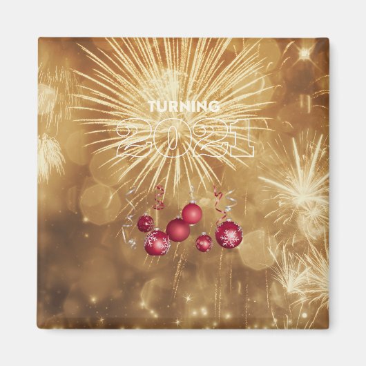 Aimant Bonne année (Devant)
