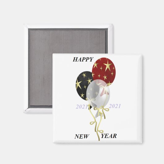 Aimant Bonne année (Recto/Verso)
