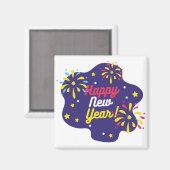 Aimant Bonne année (Recto/Verso)