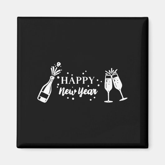 Aimant Bonne année 2026 _1 (Devant)