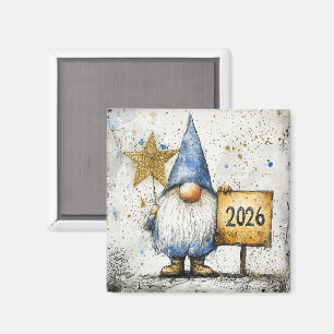 Aimant Bonne année 2026, Célébration