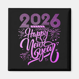 Aimant Bonne année 2026 Fireworks Party Premium