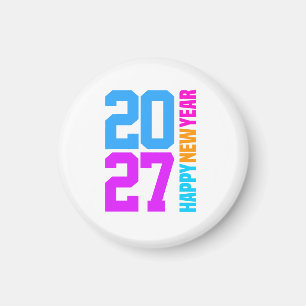 Aimant Bonne année 2027-34568