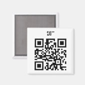 Aimant Bonne année - Français (Recto/Verso)