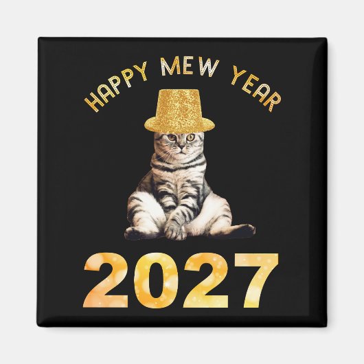 Aimant Bonne année Mew 2027 (Devant)