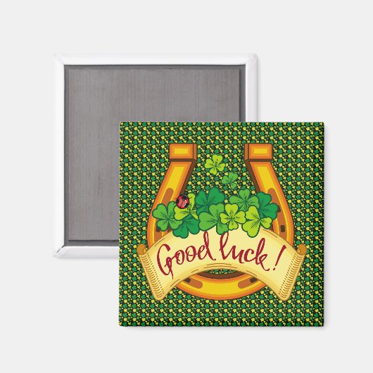 Aimant Bonne Chance ! (Recto/Verso)