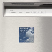 Aimant Bonne chance Nuage de lapin (In Situ (Lave-vaisselle))