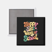 Aimant Bonne Dernière Semaine D'Enseignants Étudiants Sup (Recto/Verso)