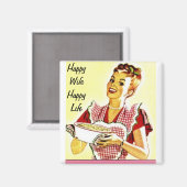 Aimant Bonne Femme Bonne Vie (Recto/Verso)