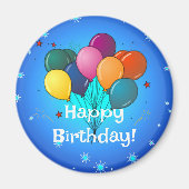 Aimant Bonne fête d'anniversaire (Devant)