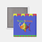 Aimant Bonne fête d'anniversaire (Recto/Verso)
