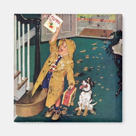 Aimant Bonne fête des mères (Devant)