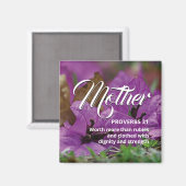 Aimant Bonne fête des mères PROVERBS 31 (Recto/Verso)