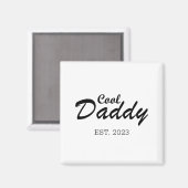 Aimant Bonne fête des pères meilleur papa cadeaux personn (Recto/Verso)