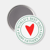 Aimant Bonne Fête des pères - Sceau (Recto/Verso)