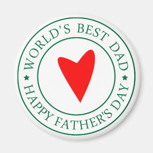 Aimant Bonne Fête des pères - Sceau