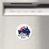 Aimant Bonne fête nationale australienne (In Situ (Lave-vaisselle))