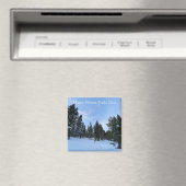 Aimant Bonne Journée des sentiers d'hiver! (In Situ (Lave-vaisselle))