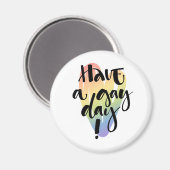 Aimant Bonne Journée Gay (Recto/Verso)