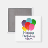 Aimant Bonne maman d'anniversaire (Recto/Verso)