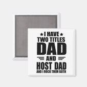 Aimant Bonne meilleure fête des pères idées cadeaux bon p (Recto/Verso)