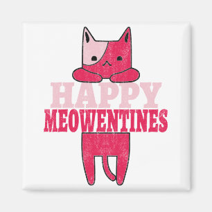 Aimant Bonne Meowentines   Drôle cadeau valentin pour cha