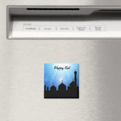 Aimant Bonne mosquée de l'Aïd avec rayons de soleil - Mag (In Situ (Lave-vaisselle))