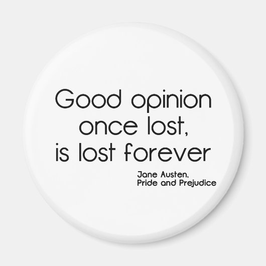 Aimant Bonne opinion (Devant)